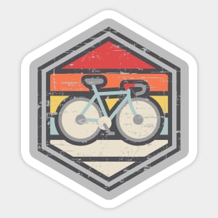Retro Badge Road Bike Light Sticker